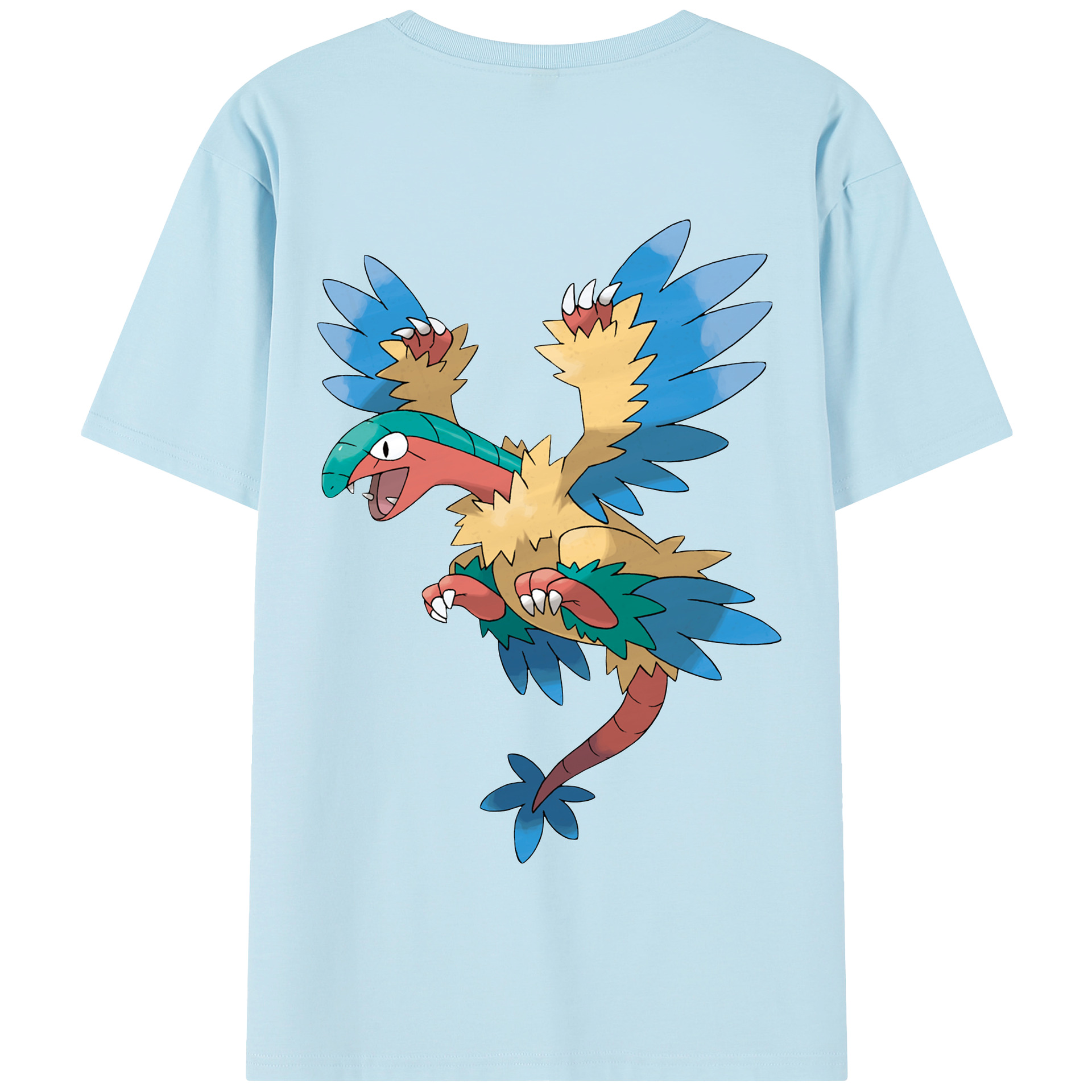（画像用） ポケットモンスター Pokémon 綿100％半袖Tシャツ（背面プリント）